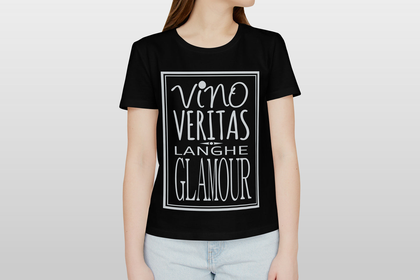 T-shirt - Vino Veritas, Langhe Glamour -