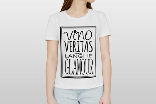 T-shirt - Vino Veritas, Langhe Glamour -
